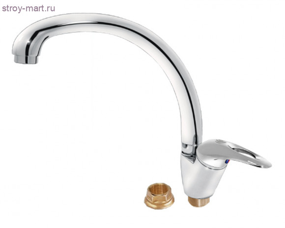 Смеситель одноруч для мойки ЦС-СМ 27/2 М43 Д24 Престиж к/затвор Подольск утка - 026-1633 Смеситель одноруч для мойки ЦС-СМ 27/2 М43 Д24 Престиж к/затвор Подольск утка - 026-1633