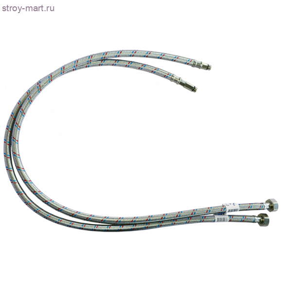 Подводка гибкая для смесителя M10-H1/2 1,0 м пара - 4606034159390 Подводка гибкая для смесителя M10-H1/2 1,0 м пара - 4606034159390