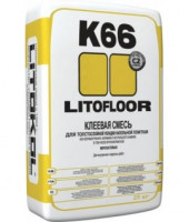 Litofloor K66 - клеевая смесь, 25 кг (54 шт/под) - С-000014148