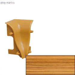 Угол внутренний плинтуса EcoLine Т-112 вишня (2 шт./уп.; 25 уп. / кор.) - С-000057957