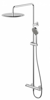 Душевая колонна с термостатическим смесителем для душа и верхним душем - F939114C-A3 Душевая колонна с термостатическим смесителем для душа и верхним душем - F939114C-A3