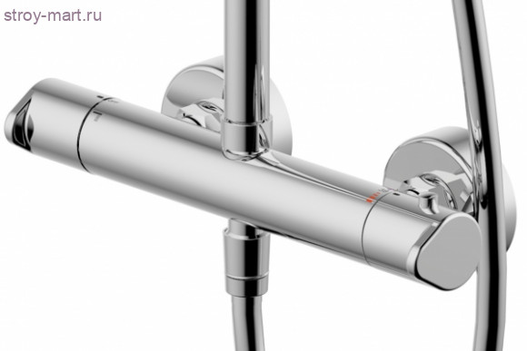 Душевая колонна с термостатическим смесителем для душа и верхним душем - F939114C-A3