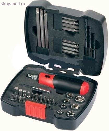 Набор 43шт,отвертка ручн,держатель магн,отв\нак насадки,сверла,чем - A 7175 Набор 43шт,отвертка ручн,держатель магн,отв\нак насадки,сверла,чем - A 7175