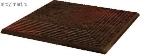 Semir Brown Ступень рифленая наружная структурная 30х30х1,1 Semir Brown Ступень рифленая наружная структурная 30х30х1,1