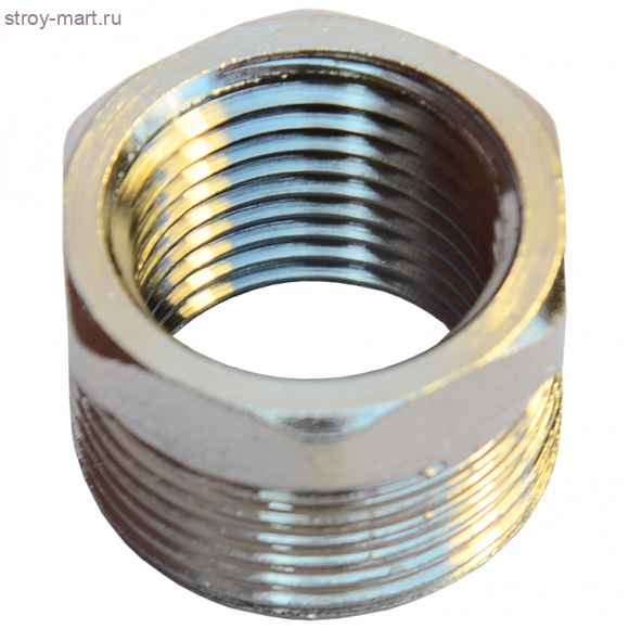 Футорка латунь никель Ду 32х15 Faro STC 5738 - 4606034023846 Футорка латунь никель Ду 32х15 Faro STC 5738 - 4606034023846