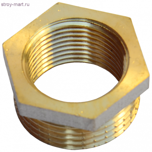 Футорка латунь никель Ду 32х15 Faro STC 5738 - 4606034023846 Футорка латунь никель Ду 32х15 Faro STC 5738 - 4606034023846