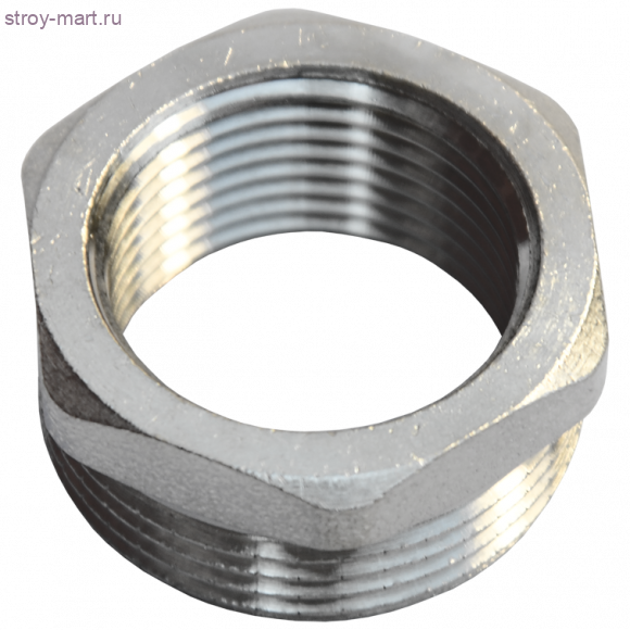 Футорка латунь никель Ду 32х15 Faro STC 5738 - 4606034023846 Футорка латунь никель Ду 32х15 Faro STC 5738 - 4606034023846