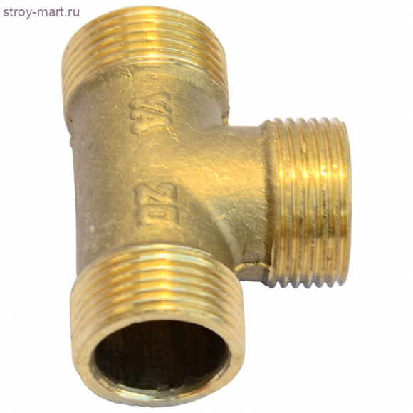 Тройник латунь Ду 20 НР аналог STC - 027-8193 Тройник латунь Ду 20 НР аналог STC - 027-8193