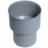 Переход PP-H серый Дн 110 б/нап на чугун в комплекте Ostendorf 115820/881020 - 4025075183201 Переход PP-H серый Дн 110 б/нап на чугун в комплекте Ostendorf 115820/881020 - 4025075183201