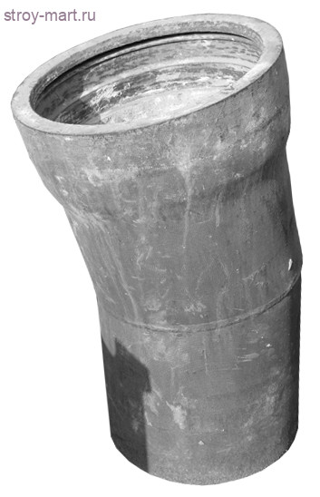 Отвод чугун ВЧШГ ОРГ Ду 150х30° ТУ 1468-041-50254094-2001 с ЦПП б/комплекта - 027-0059 Отвод чугун ВЧШГ ОРГ Ду 150х30° ТУ 1468-041-50254094-2001 с ЦПП б/комплекта - 027-0059