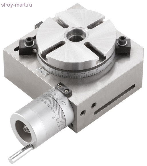 Поворотный стол с круклой планшайбой Ø150 мм Поворотный стол с круклой планшайбой Ø150 мм