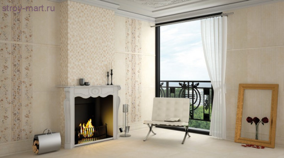 Decorado Glauca A beige Декор 25x75 Decorado Glauca A beige Декор 25x75