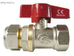 Кран шаровой латунь Vito 1717 Ду 1/2х Дн 16 ВР бабочка переходн STC 1717 - 4606034141809 Кран шаровой латунь Vito 1717 Ду 1/2х Дн 16 ВР бабочка переходн STC 1717 - 4606034141809