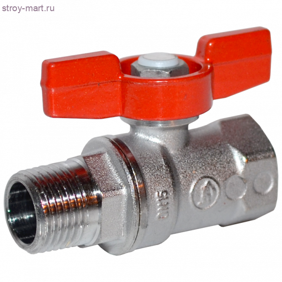 Кран шаровой латунь R254D Ду 15 ВР/НР бабочка Giacomini R254X003 - 4606034139646 Кран шаровой латунь R254D Ду 15 ВР/НР бабочка Giacomini R254X003 - 4606034139646