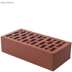 Кирпич лицевой «Светло-Бордовый», гладкий 1НФ М-150 (420 шт.) .BRAER - С-000102170