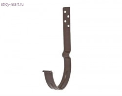 AS Крюк желоба длинный (300 мм) 90/125 RAL 8017 коричневый - С-000099898 AS Крюк желоба длинный (300 мм) 90/125 RAL 8017 коричневый - С-000099898