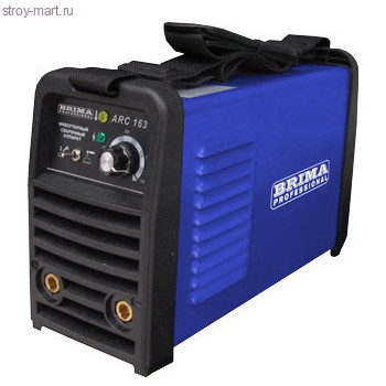 Инвертор Brima ARC 163 В комплекте 220В, 10-160А, ПН-60%, 4,3/7,0 кг - С-000122183