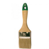 Кисть плоская «888» «Евро» 3,0&quot; (75мм) натуральная щетина, деревянная ручка / 0128250 - С-000076853