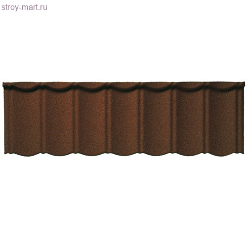 Черепица Decra Classic Тик 1324ммх410мм (общ.пл. 0,465м2) - С-000112102 Черепица Decra Classic Тик 1324ммх410мм (общ.пл. 0,465м2) - С-000112102