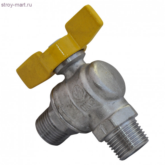 Кран шаровой латунь угловой газ R782 Ду 15 НР/НР бабочка Giacomini R782X003 Кран шаровой латунь угловой газ R782 Ду 15 НР/НР бабочка Giacomini R782X003