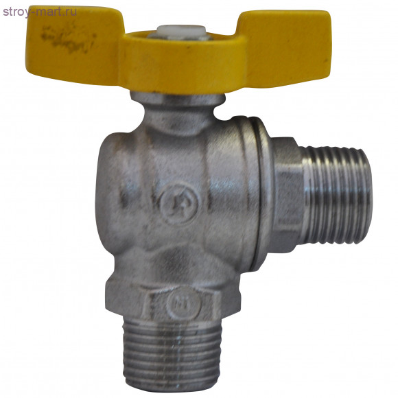 Кран шаровой латунь угловой газ R782 Ду 15 НР/НР бабочка Giacomini R782X003 Кран шаровой латунь угловой газ R782 Ду 15 НР/НР бабочка Giacomini R782X003