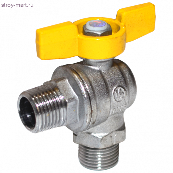 Кран шаровой латунь угловой газ R782 Ду 15 НР/НР бабочка Giacomini R782X003 Кран шаровой латунь угловой газ R782 Ду 15 НР/НР бабочка Giacomini R782X003