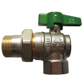 Кран шаровой латунь угловой Uno+ 1781 Ду 20 ВР/американка бабочка STC 1781 Кран шаровой латунь угловой Uno+ 1781 Ду 20 ВР/американка бабочка STC 1781