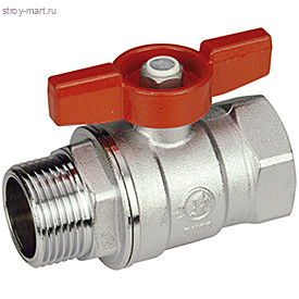 Кран шаровой латунь R254D Ду 20 ВР/НР бабочка Giacomini R254X004 - 4606034139653 Кран шаровой латунь R254D Ду 20 ВР/НР бабочка Giacomini R254X004 - 4606034139653